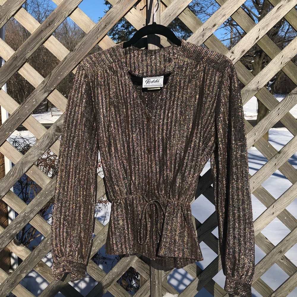 Vintage Teddi of California 70s top